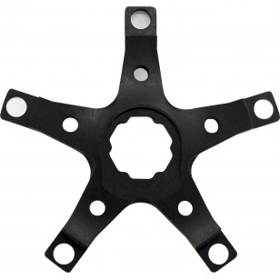 Étoile Spécialités TA CARMINA Route Triple 130/74mm - Noir Anodisé Spécialités TA ET13039 Étoiles