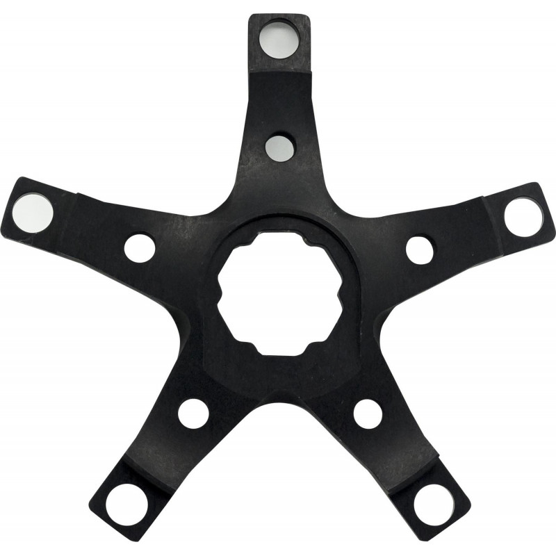 Spécialités TA CARMINA Road Triple 130/74mm spider - Black Anodised Spécialités TA CARMINA Road Triple 130/74mm spider - Black Anodised