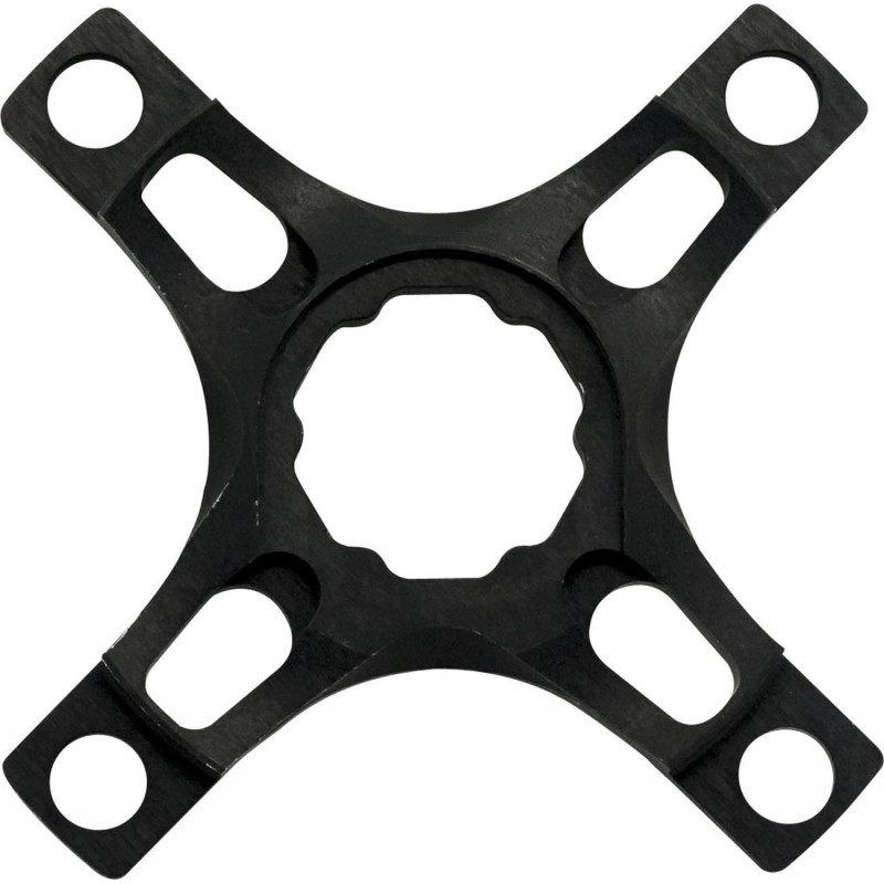 Spécialités TA CARMINA / VEGA MTB dubbel 104mm spider - Zwart geanodiseerd