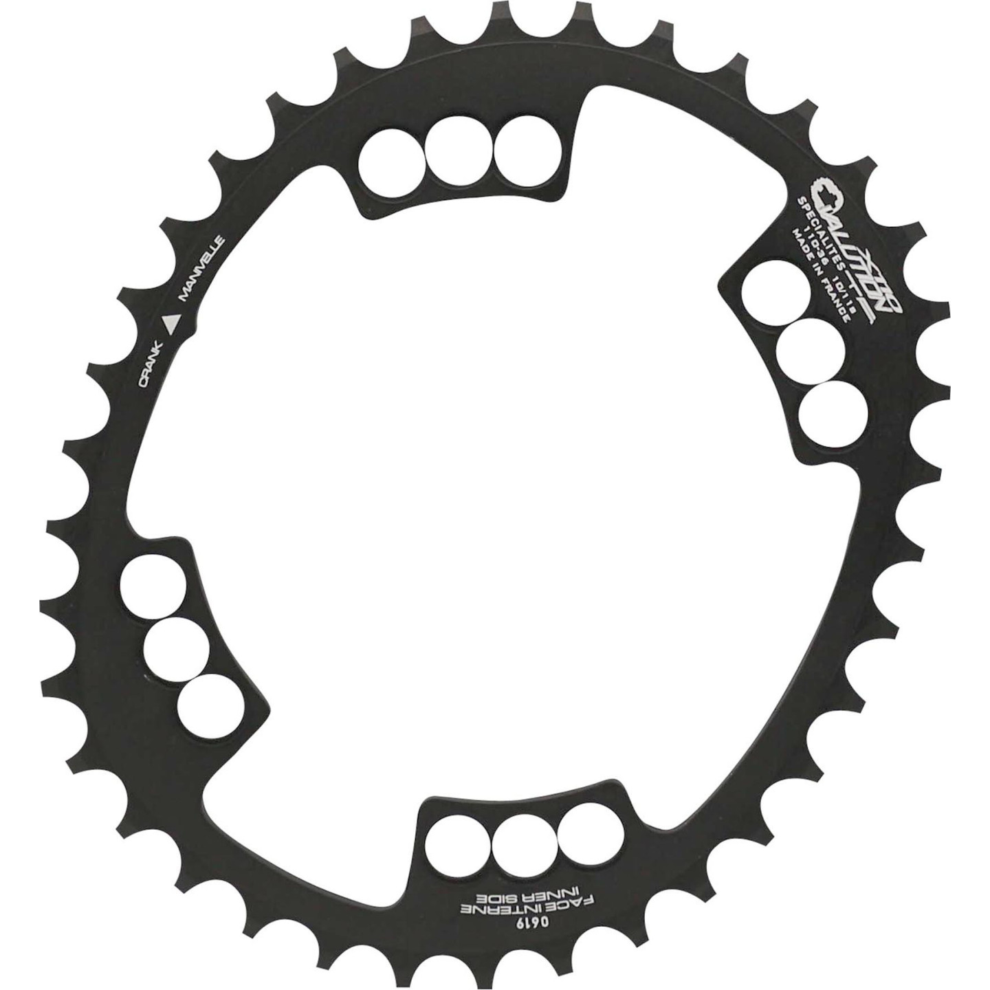 Chainring Spécialités TA OVALUTION X110 Compact 110mm Inner