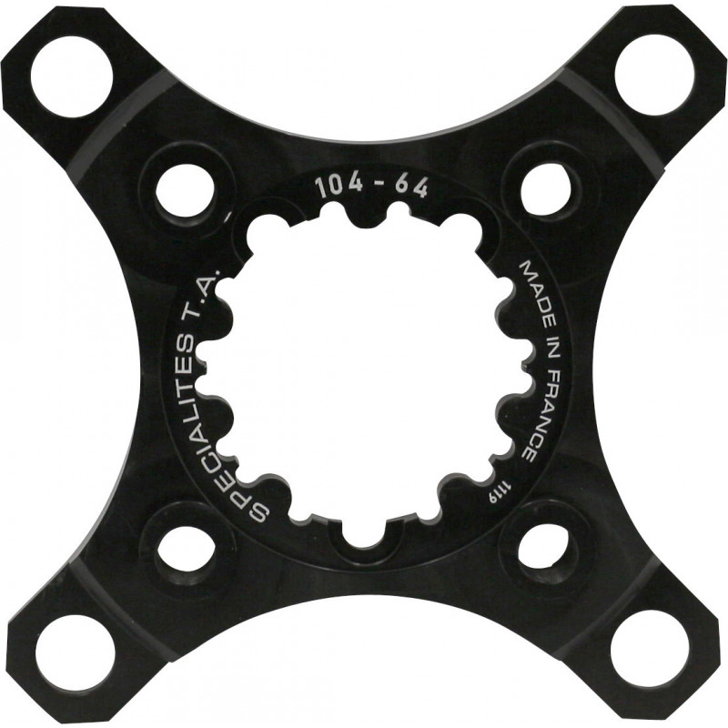 Araña Spécialités TA Arrow MTB Doble 104/64mm - Negro anodizado Araña Spécialités TA Arrow MTB Doble 104/64mm - Negro anodizado