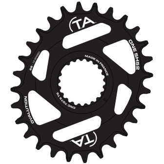 Single Chainring Spécialités TA ONE SH52 Ovalution Narrow Wide 11/12-speed Shimano XTR M9100, XT M8100, SLX7100, MT900-1