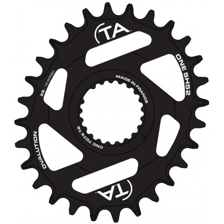 Single Chainring Spécialités TA ONE SH52 Ovalution Narrow Wide 11/12-speed Shimano XTR M9100, XT M8100, SLX7100, MT900-1