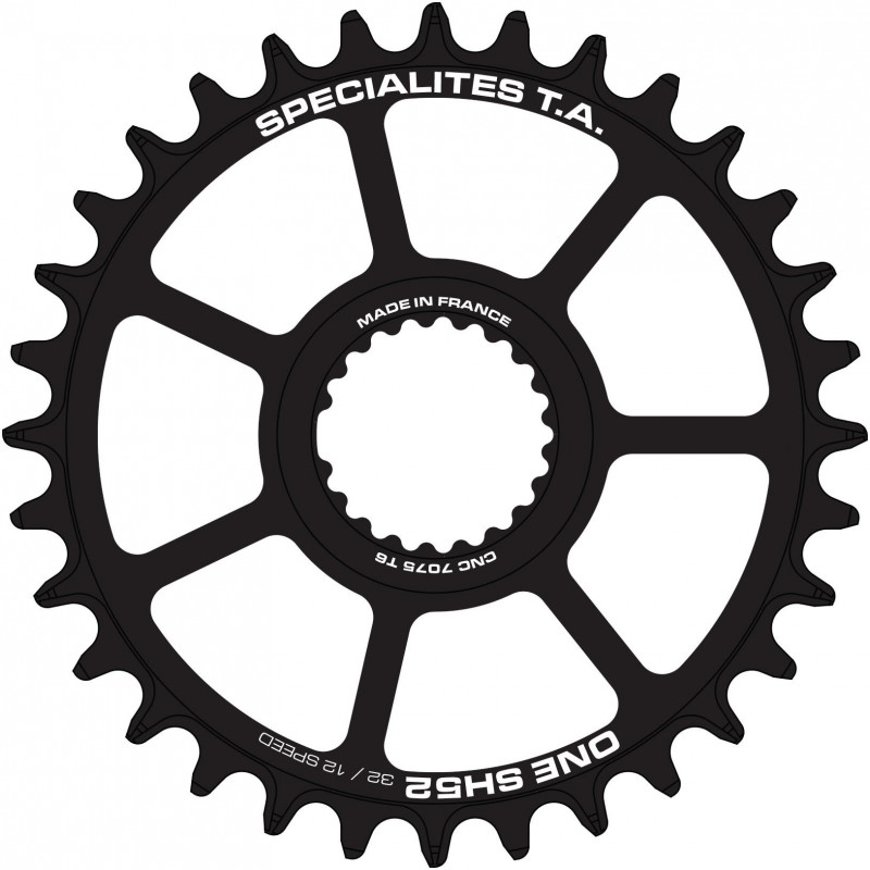 Monoplato Spécialités TA ONE SH52 Narrow Wide 11/12v Shimano XTR M9100, XT M8100, SLX7100, MT900-1 Monoplato Spécialités TA ONE SH52 Narrow Wide 11/12v Shimano XTR M9100, XT M8100, SLX7100, MT900-1
