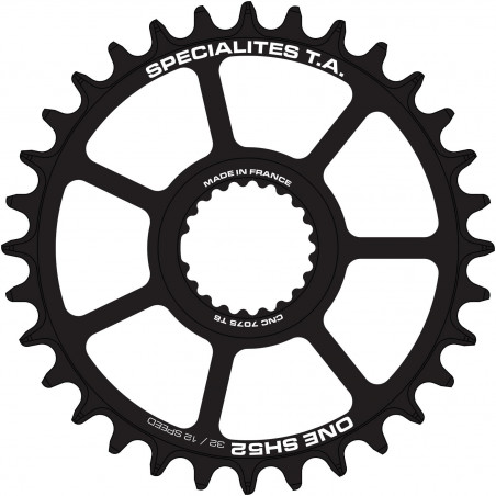 Spécialités TA ONE SH52 Narrow Wide enkel kettingblad 11/12-speed Shimano XTR M9100, XT M8100, SLX7100, MT900-1