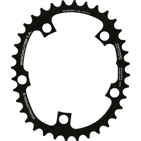 *** END OF SERIES *** Chainring Spécialités TA OVALUTION 2 Compact 110mm Inner