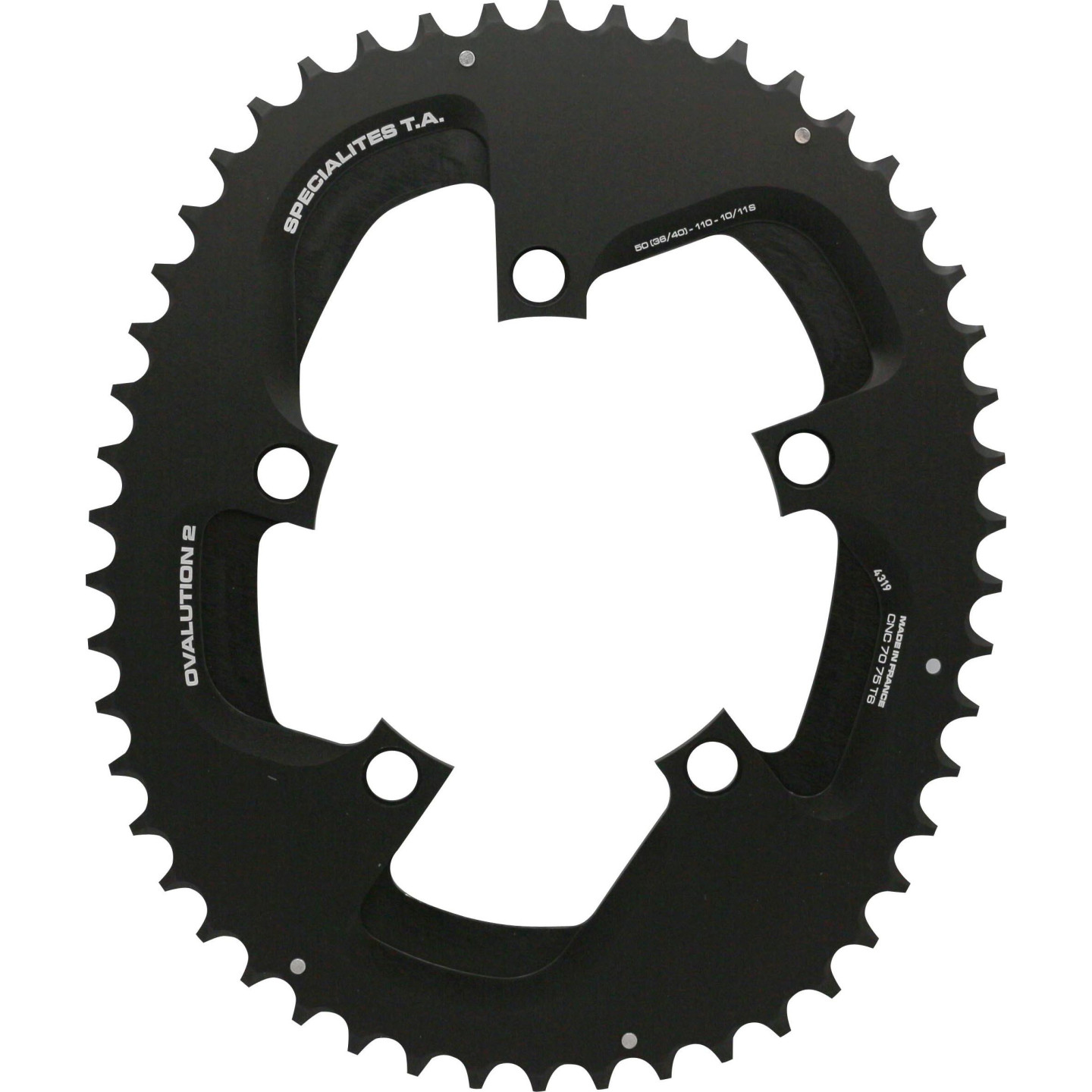 Chainring Spécialités TA OVALUTION 2 Compact 110mm Outer