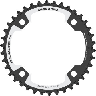 Chainring Spécialités TA CROSS 10-speed Outer 120mm SRAM/Cannondale