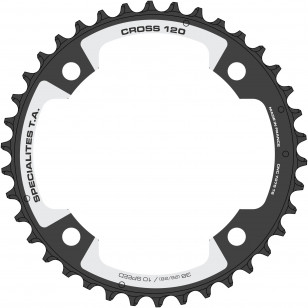 Spécialités TA CROSS 10-speed kettingblad buiten 120mm SRAM/Cannondale