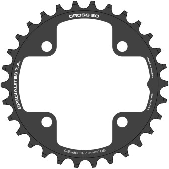 Chainring Spécialités TA CROSS 10/11-speed Inner 80mm SRAM/Cannondale