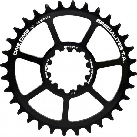 *** END OF SERIES *** Single Chainring Spécialités TA ONE DM6 Narrow Wide Sram Direct Mount - Offset 6mm