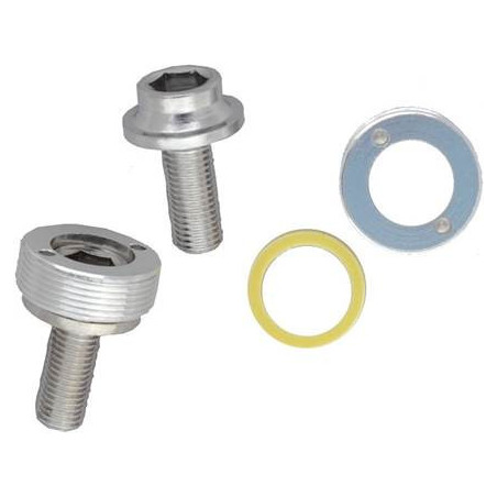Tornillería para eje de pedalier de eje cuadrado Spécialités TA - Autoextractor - M22