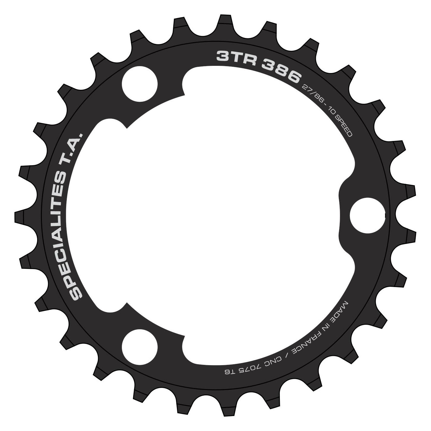 Chainring Spécialités TA 3TR Inner FSA 386 10-speed
