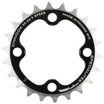 Chainring Spécialités TA Chinook 9-speed Inner 64mm Matt Black