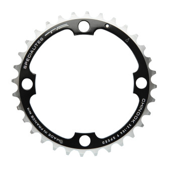 Chainring Spécialités TA Chinook 9-speed Middle 104mm Matt Black